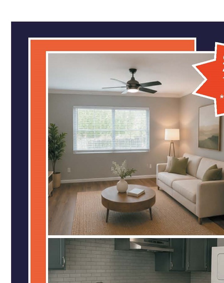 A flyer for a 2-week free trial of Encore Property Management.